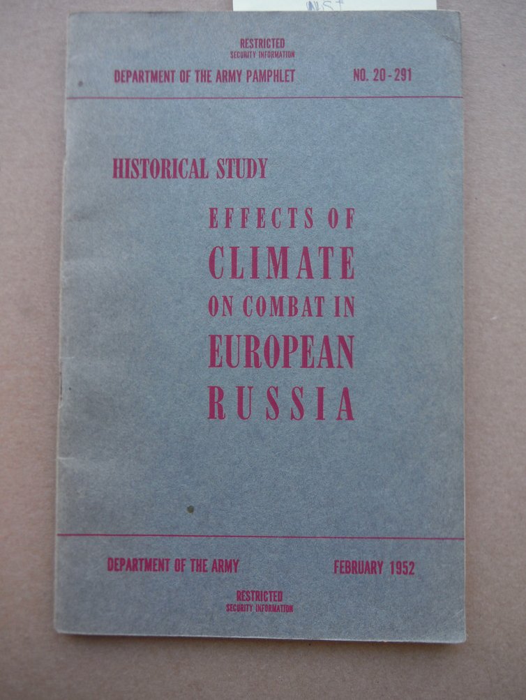 Image 0 of Historical Study: Effects of Climate on Combat in European Russia