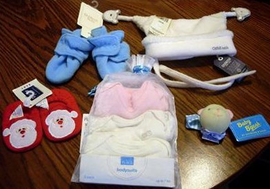 Infants Accessories, Osh Kosh, Childrens Place Lot of 5 Newborn Items