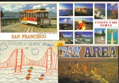 San Francisco Area Postcards Lot of 4 Group A California