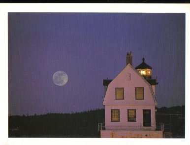 Rockland Breakwater Lighthouse, Maine Postcard