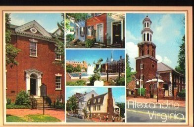 Alexandria Virginia Washington DC Area Postcard