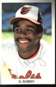 Al Bumbry Autographed Baltimore Orioles Postcard 