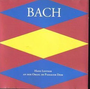 Bach Hans Leitner German Pipe Organ CD Collectible Rare 