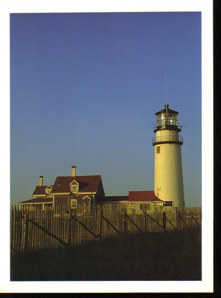 Cape Cod Lighthouse, Truro, Massachusetts Postcard  