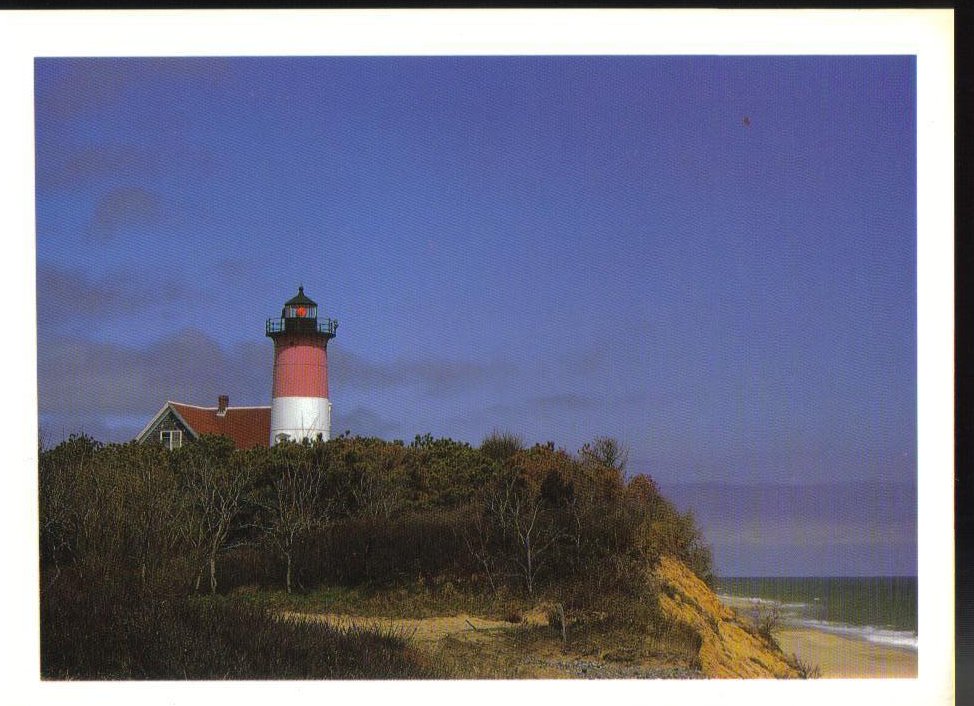 Nauset Lighthouse Massachusetts Postcard 