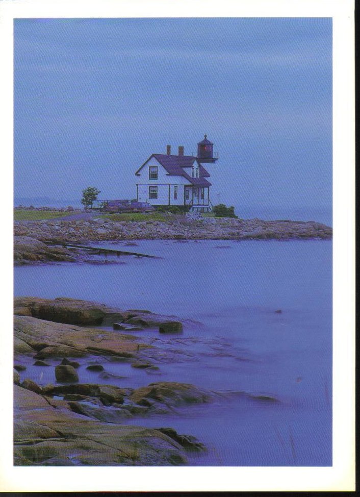 Prospect Harbor Lighthouse Maine Postcard  