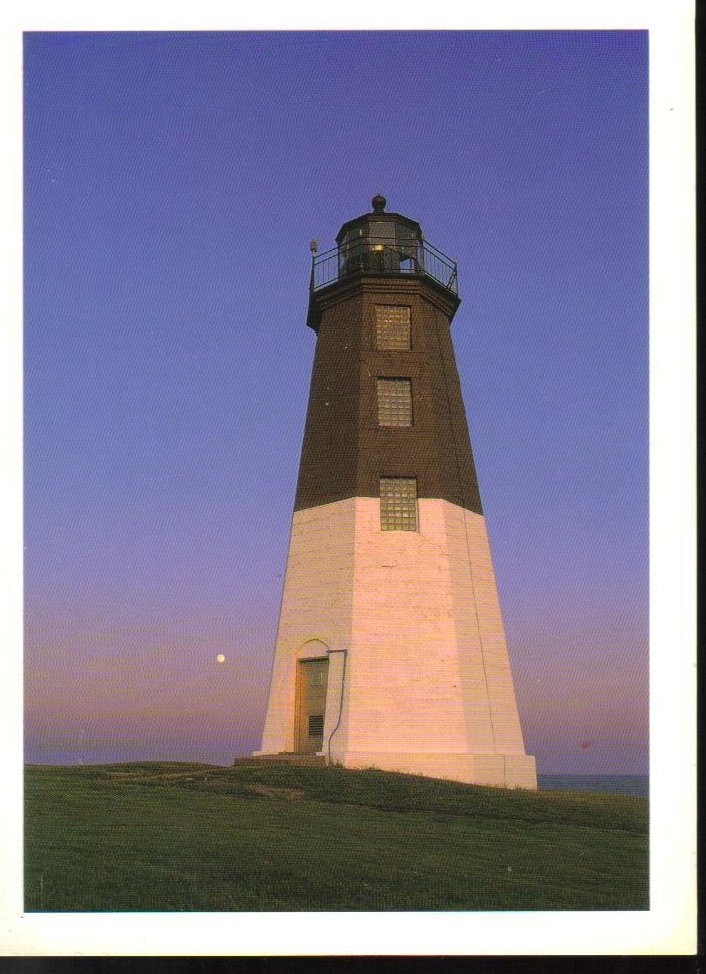 Point Judith Lighthouse Rhode Island Postcard  
