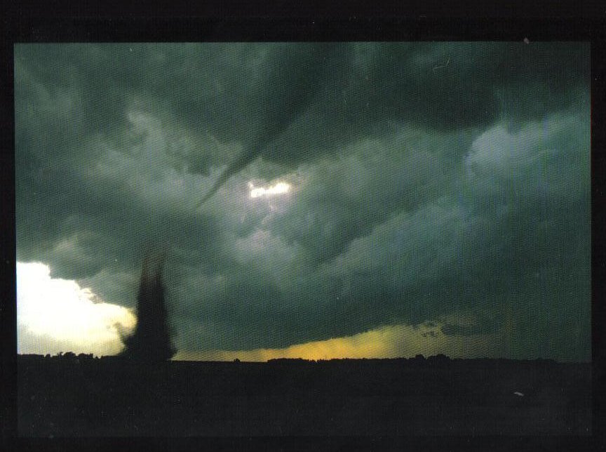 Tornado Hodges Texas Weather Phenomenon Picture Postcard