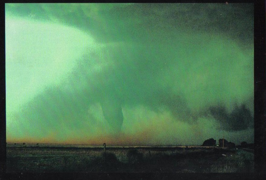 Tornado Mooreland OK Weather Phenomenon Picture Postcard