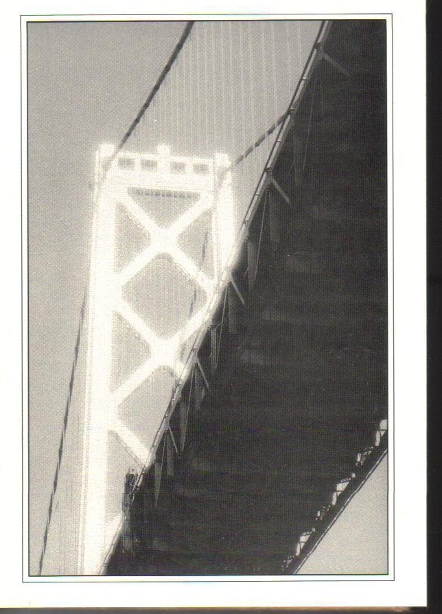 Mystical Bridge- Bay Bridge-San Francisco, California Postcard