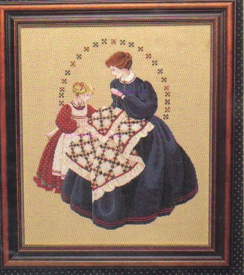 The Victorian Quilter Cross Stitch Pattern Marilyn Leavitt-Imblum