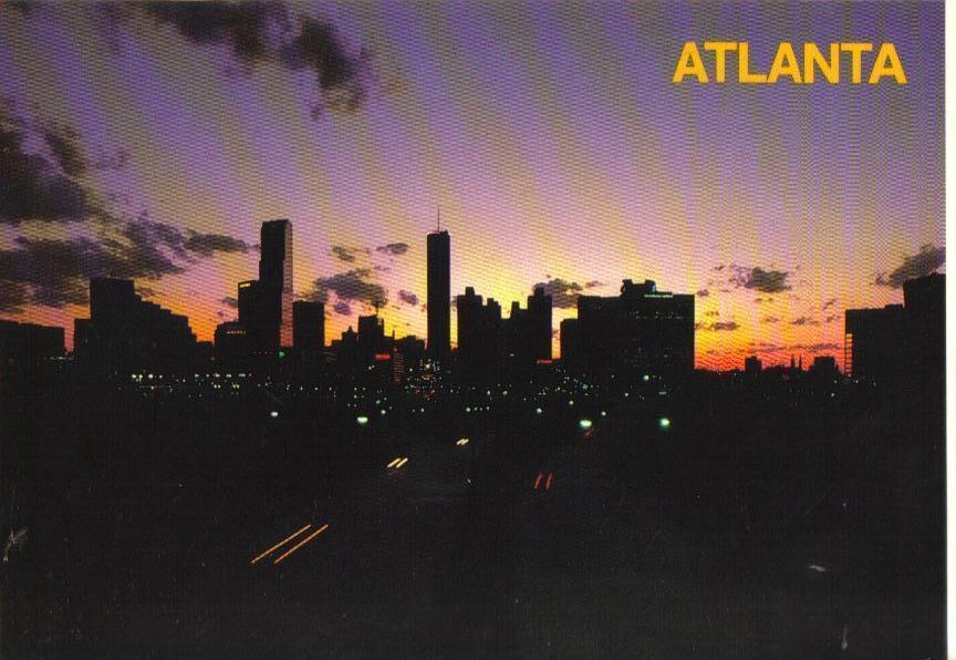 Atlanta, Georgia at Dawn Postcard