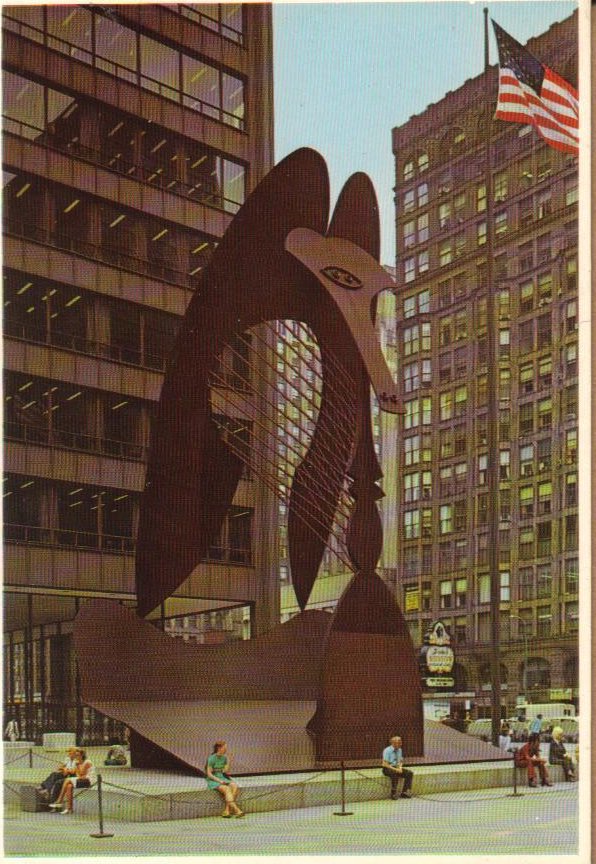 Chicago's Picasso Chicago, Illinois Postcard