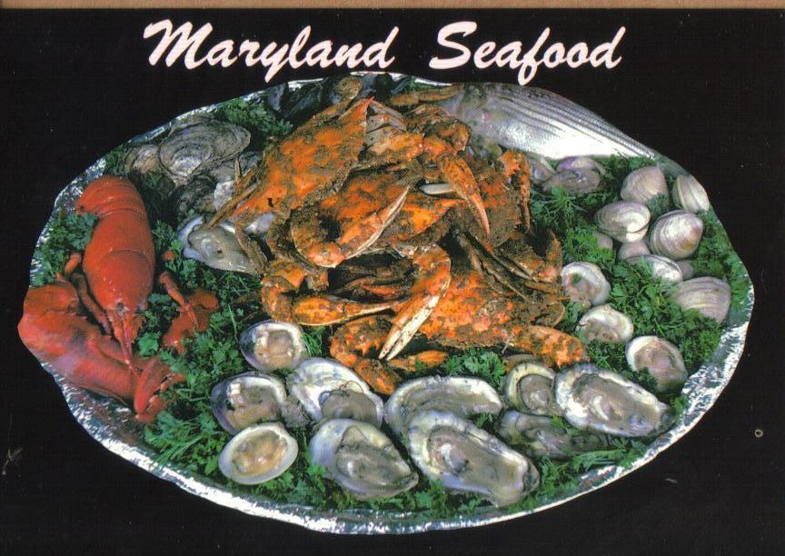 Maryland Seafood, Maryland Postcard
