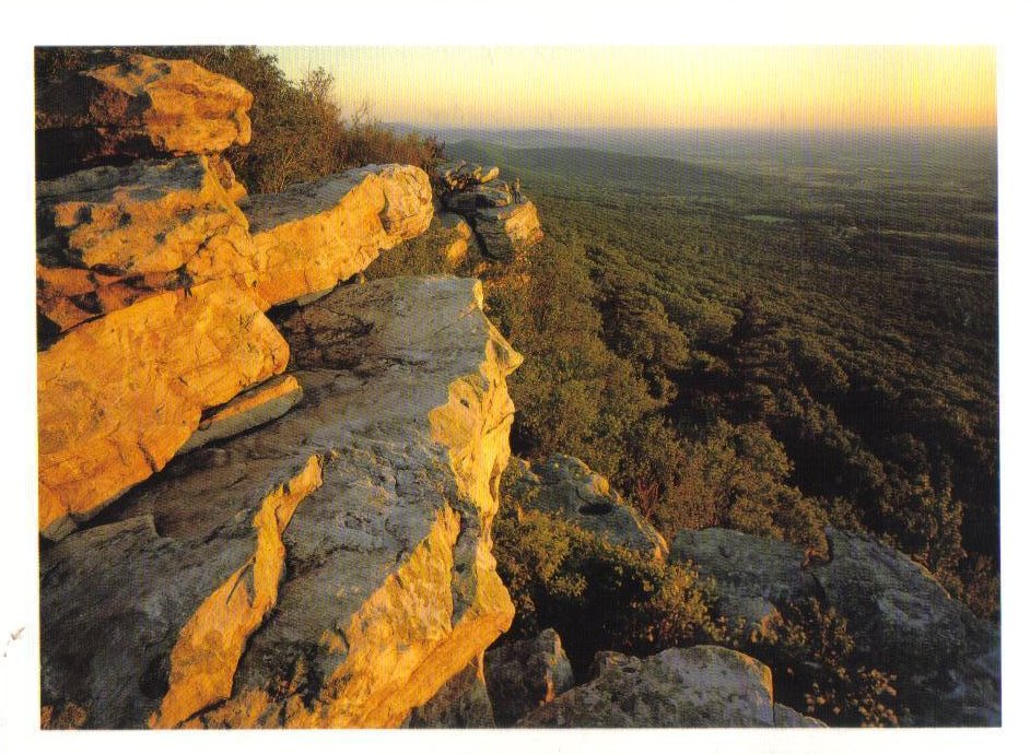 Black Rock Overlook, Appalachian Trail, Maryland Postcard