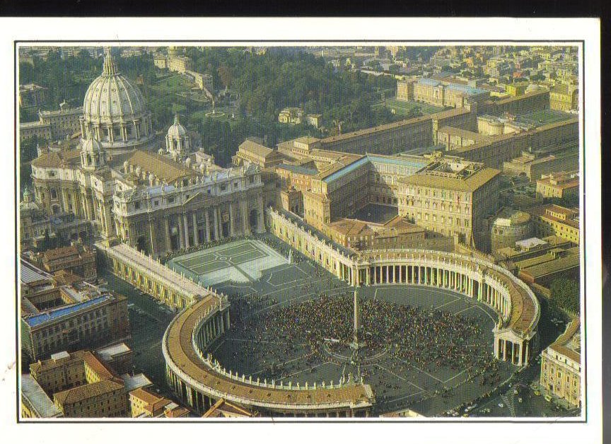 St. Peters Square - Rome, Italy Postcard