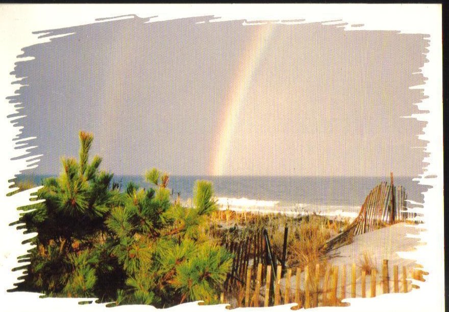 Ocean City Rainbow, Maryland Vintage Postcard