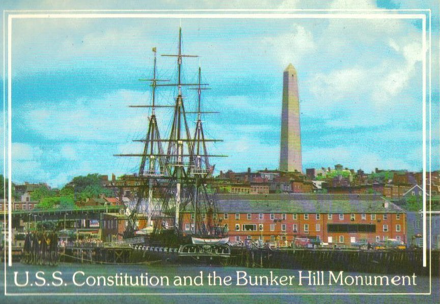 Boston, Massachusetts Postcard Old Ironsides