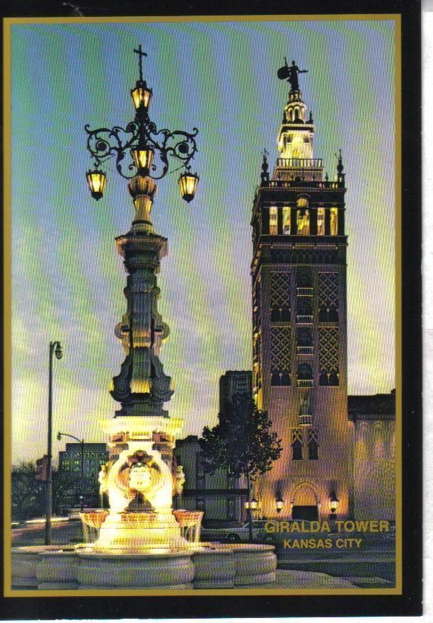 Giralda Tower, Kansas City, Missouri Postcard