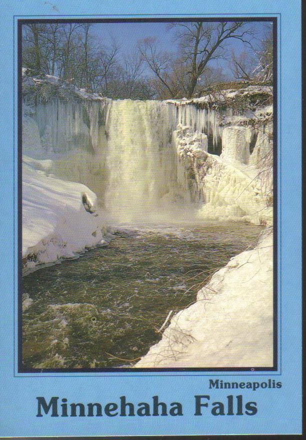 Minnehaha Falls, Minneapolis, Minnesota Postcard