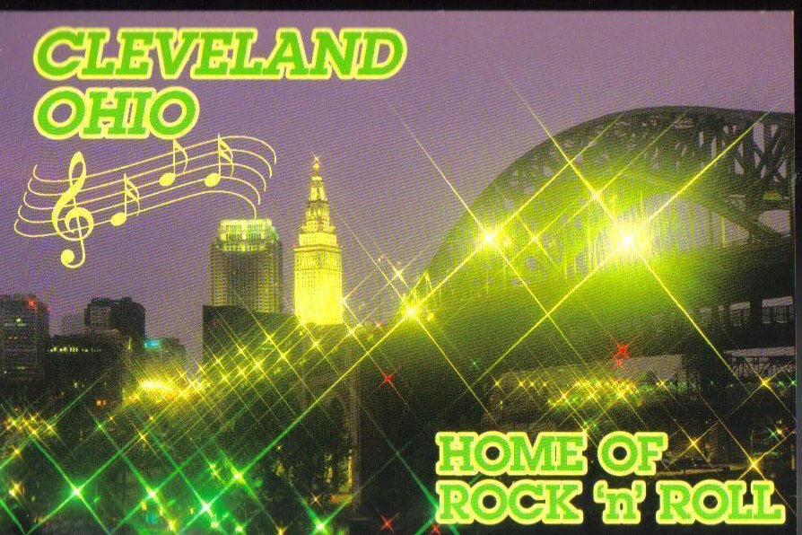 Home of Rock and Roll Cleveland Ohio Post Card