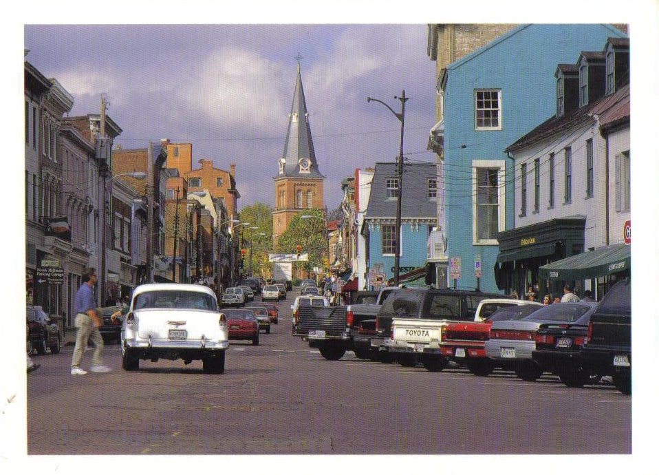 Main Street, Annapolis, Maryland Postcard