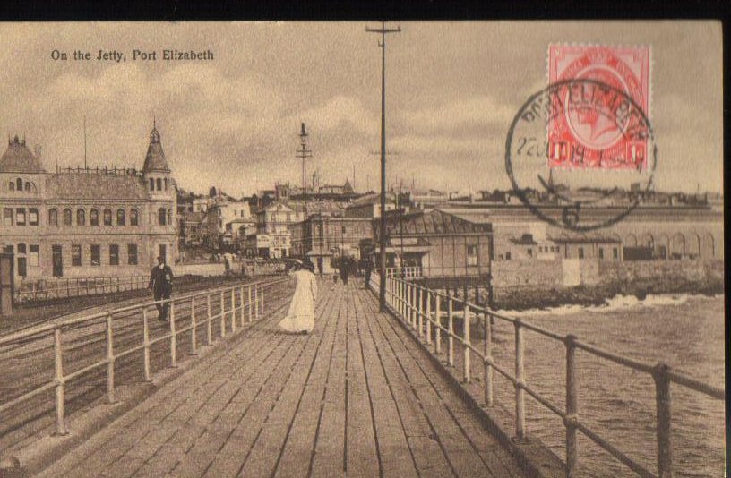 Port Elizabeth South Africa Antique Postcard 1919