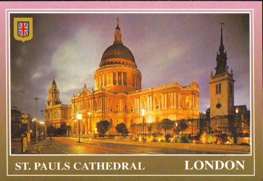 St. Pauls Cathedral, London, United Kingdom Postcard