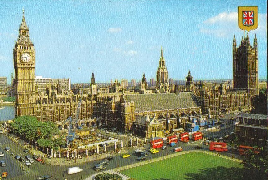 Parliament Square, London, United Kingdom Postcard