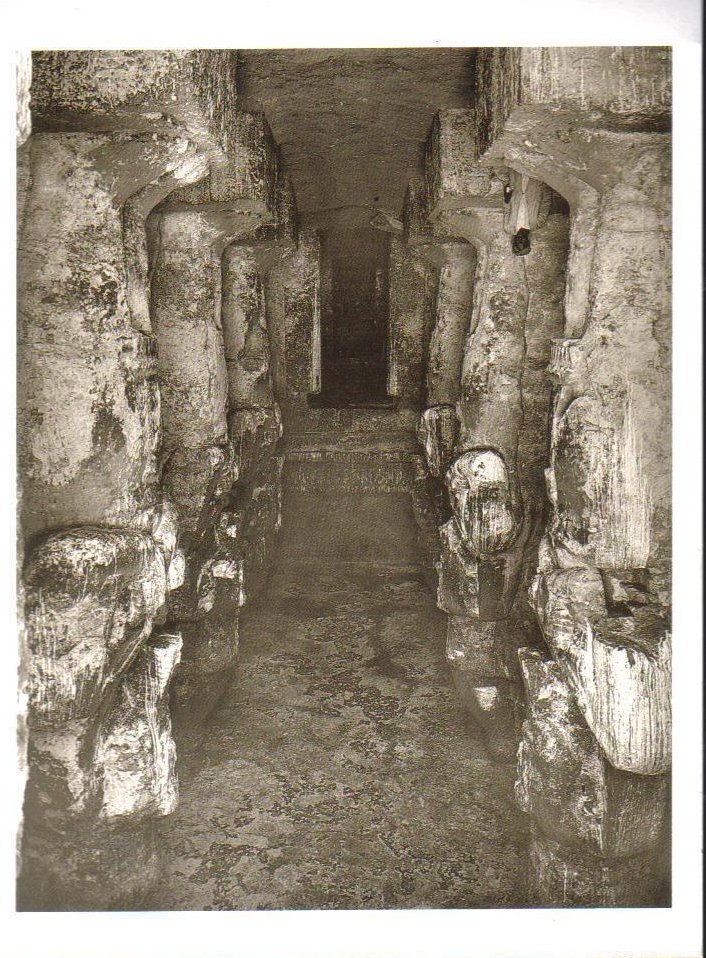 Interior of the Great Temple at Abu Simbel Postcard