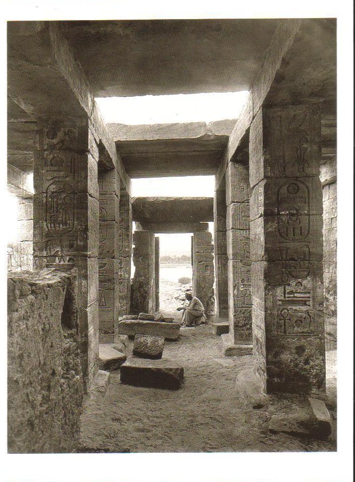 Hypostyle Hall-Temple of Amada, Nubia Postcard