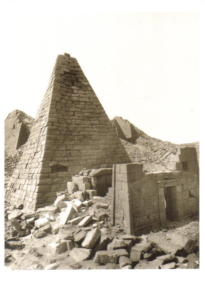 Pyramid Tomb of the Nubian King, Tarekeniwal Postcard