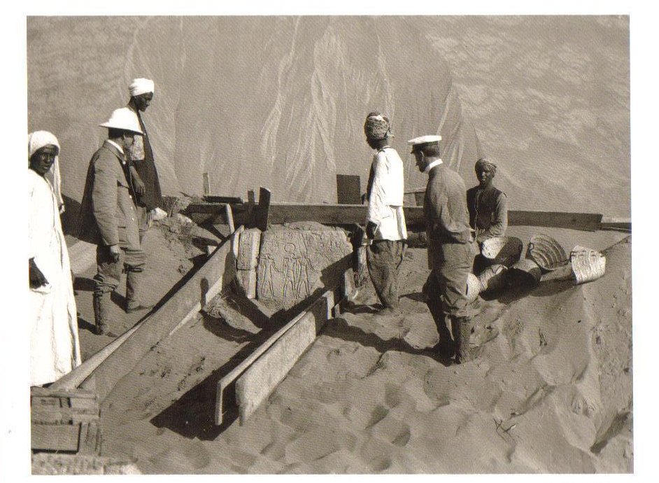 Excavation North of the Great Temple at Abu Simbel Postcard