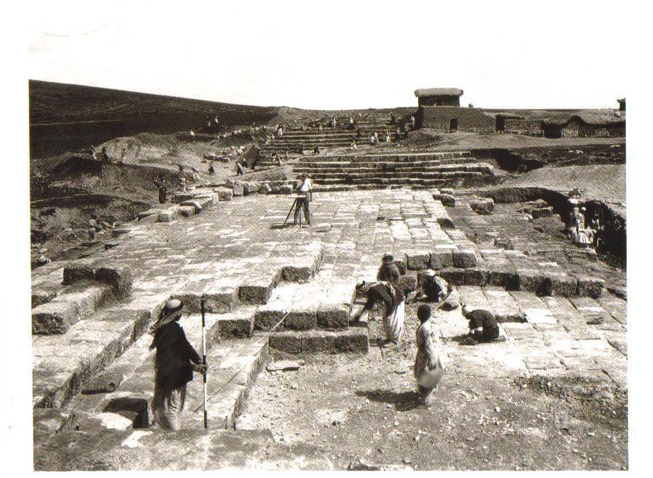 Excavation of The Aqueduct of Sennacherib, Iraq Postcard