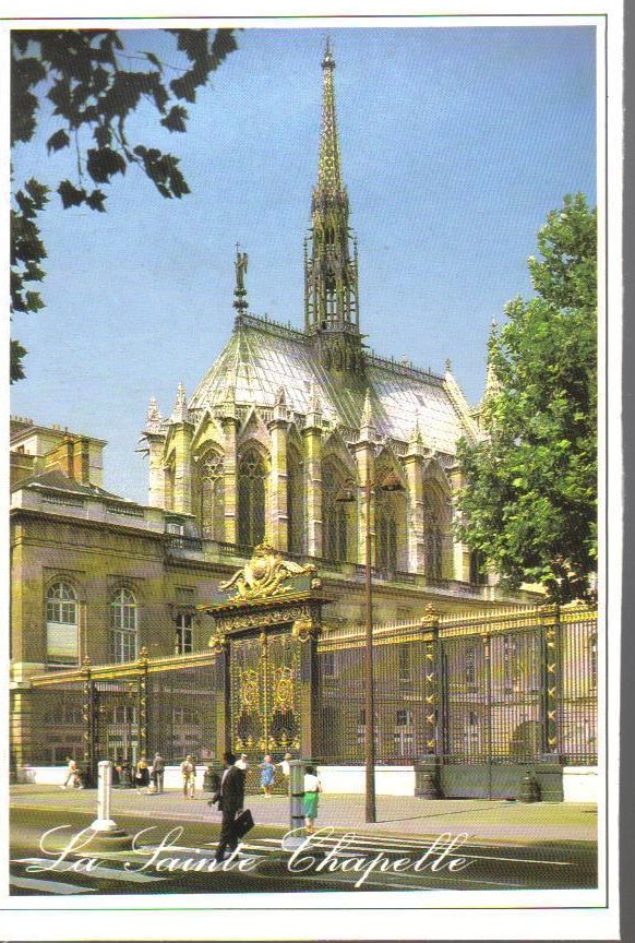 La Sainte Chapelle, Paris, France Postcard