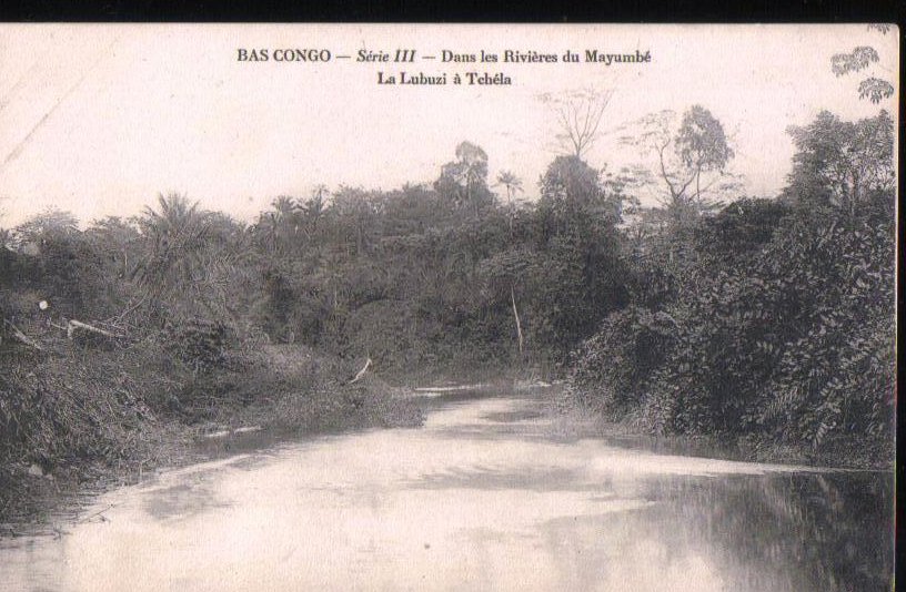 French Congo Mayumbe River Early 1900's Antique Postcard