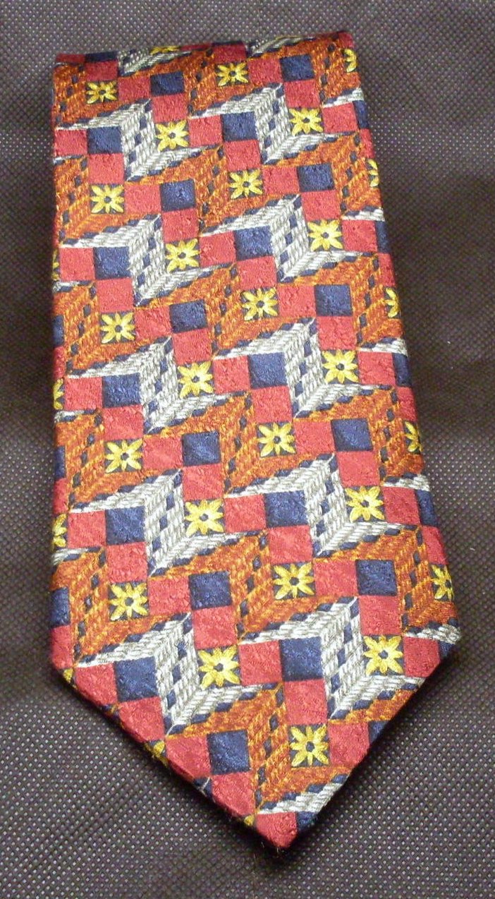 '.Zegna Necktie Vintage Print.'