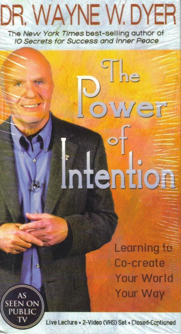 The Power of Intention, Live Seminar VHS Dr. Wayne Dyer