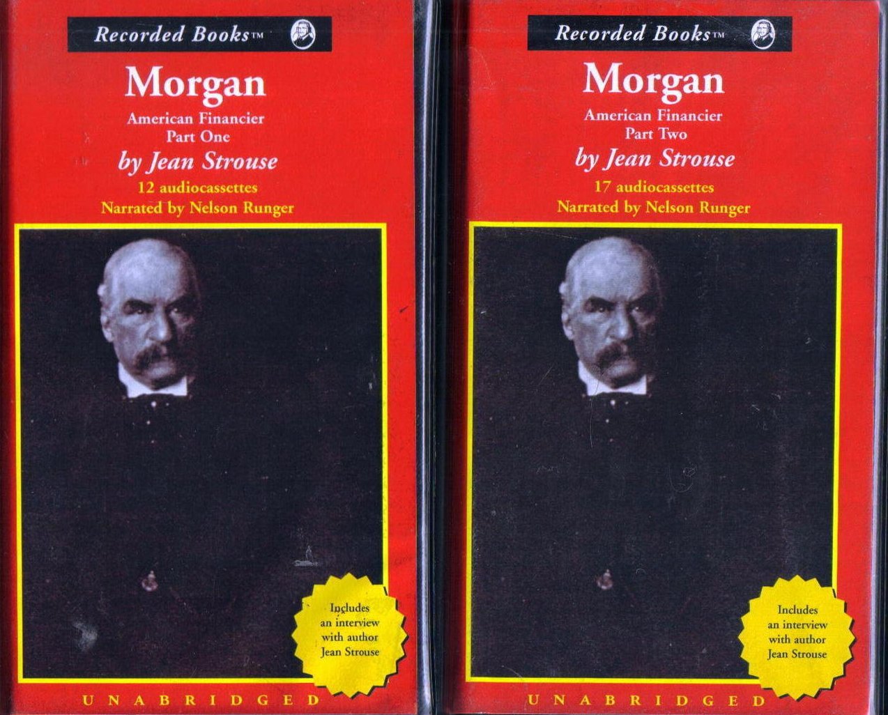 Morgan American Financier Jean Strouse Unabridged Audiobook 2 Vol