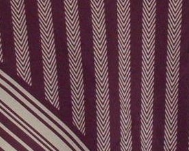 '.Stripe Herringbone Print Scarf.'