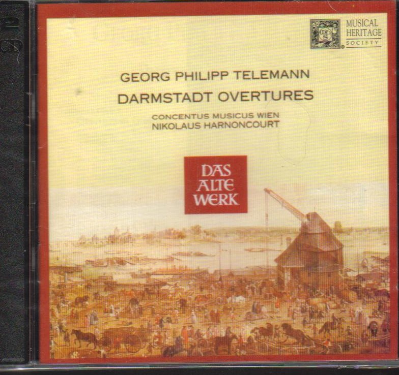 Darmstadt Overtures Georg Philipp Telemann 2 CD Baroque