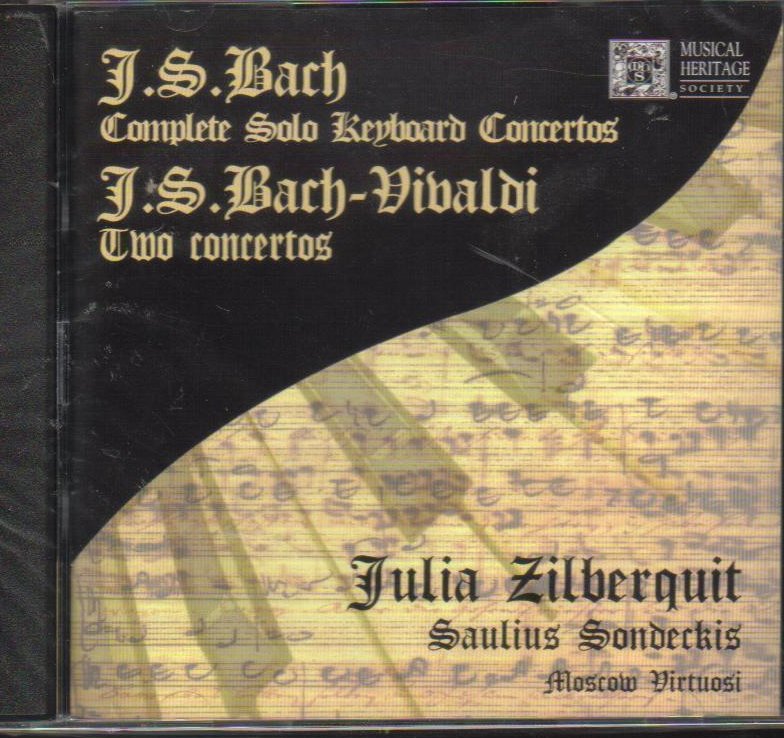 JS Bach Complete Solo Keyboard Concertos Bach and Vivaldi 2 Concertos CD