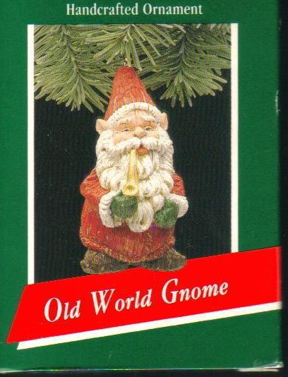 Hallmark Keepsake Ornament 1989 Old World Gnome Vintage 