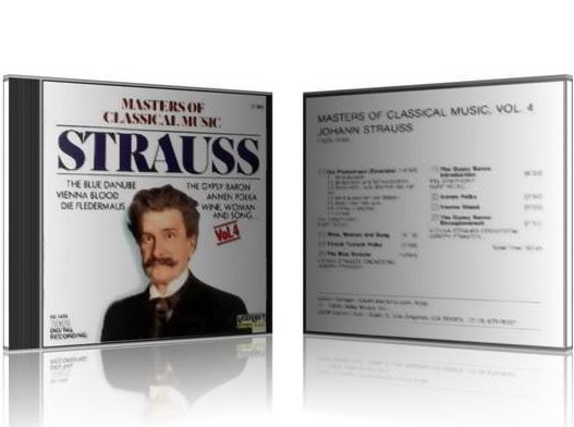 Masters of Classical Music Vol 4 Strauss CD 