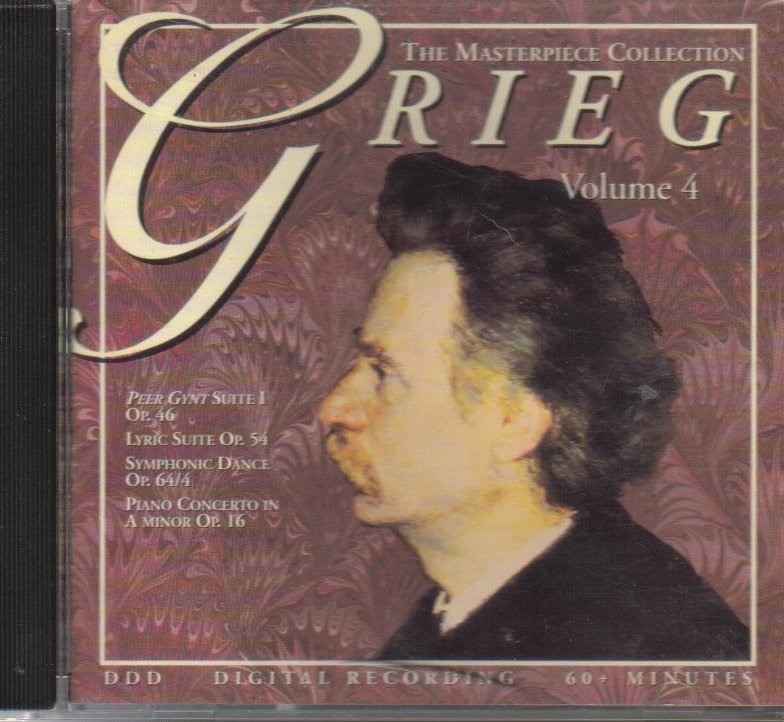 Edvard Grieg The Masterpiece Collection Classical CD