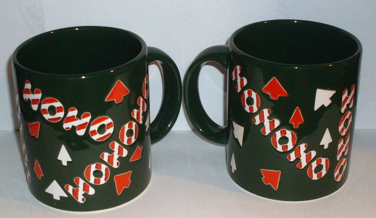 Image 1 of Waechtersbach Holiday Coffee Mug Set of 2 Green  