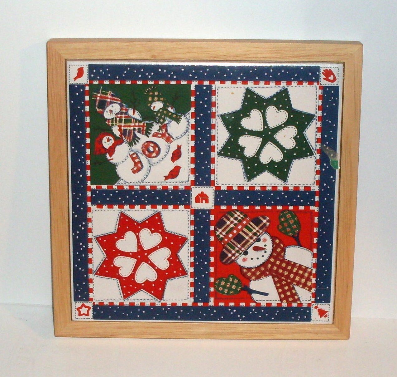 '.Holiday Ceramic Tile Trivet.'