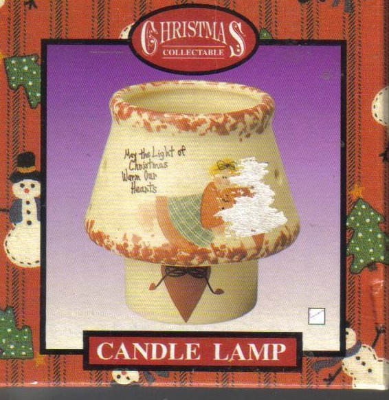 Christmas Collectible Tealight Candle Lamp NIP