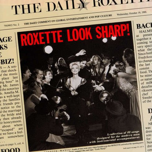 Look Sharp by Roxette CD 1989 EMI America OOP 