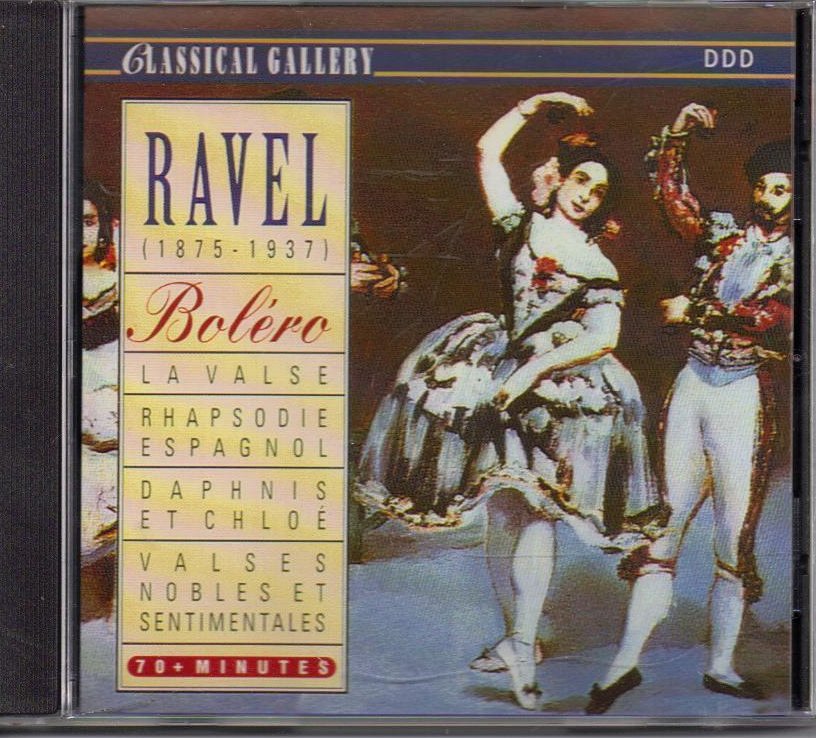 Ravel Bolero La Valse Rhapsodie Espagnol CD Platinum Disc OOP